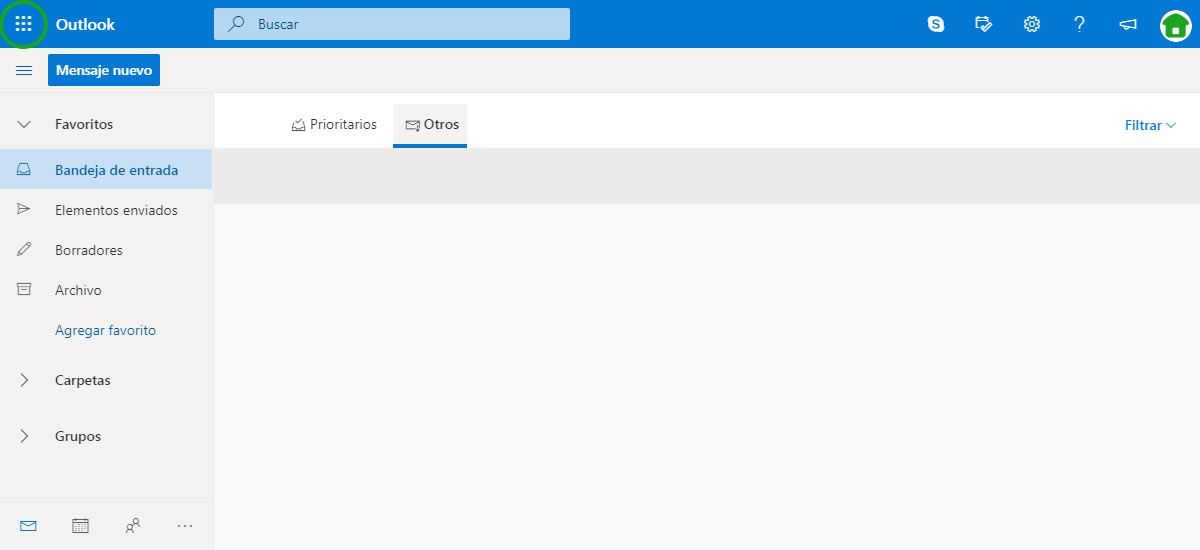 Enviar una carpeta por correo Outlook