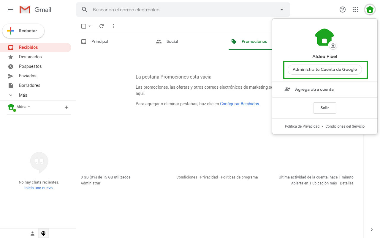 Gmail hackeado